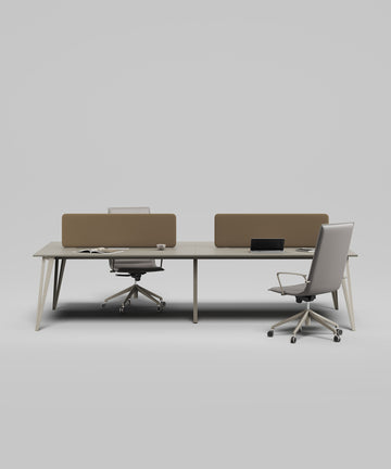 Geo Quadruple Desk Workstation 