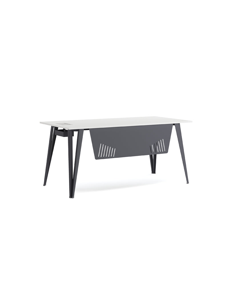 metal ayaklı metal ön perdeli çalışma masası personel masası 