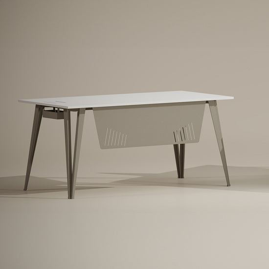 metal ayaklı metal ön perdeli çalışma masası personel masası 