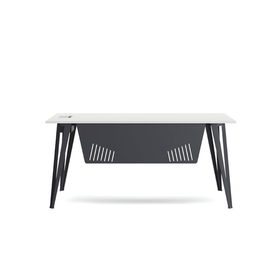 metal ayaklı metal ön perdeli çalışma masası personel masası 