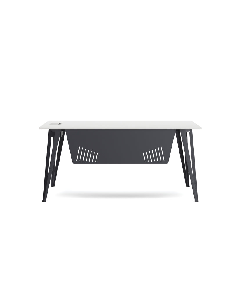 metal ayaklı metal ön perdeli çalışma masası personel masası 