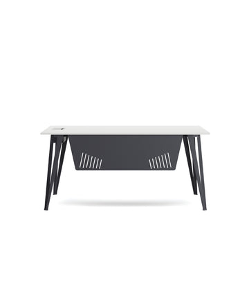 metal ayaklı metal ön perdeli çalışma masası personel masası 