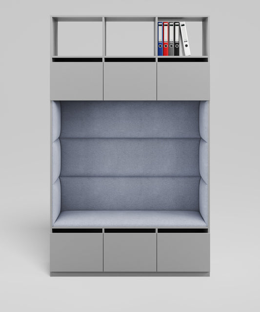 Layer İki Kişilik Dinlenme Modüllü Dolap