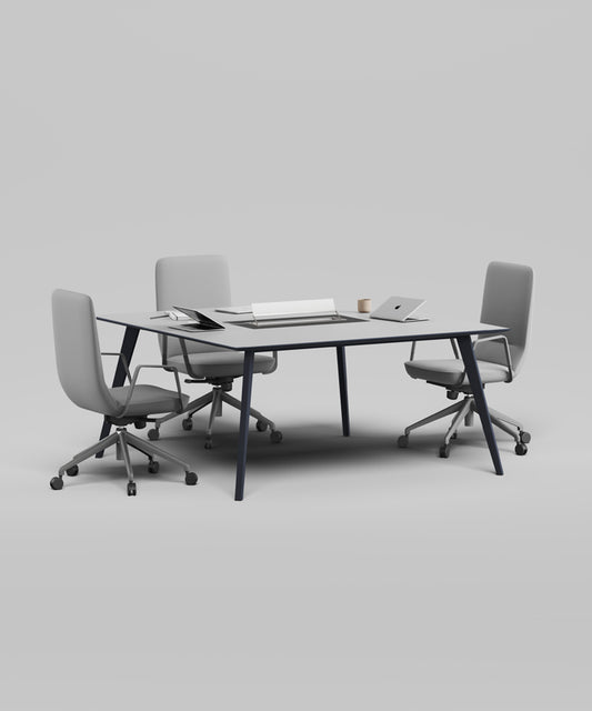 Slide Square Office and Bureau Meeting Table 